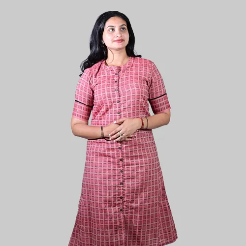 onion pink with black co order set